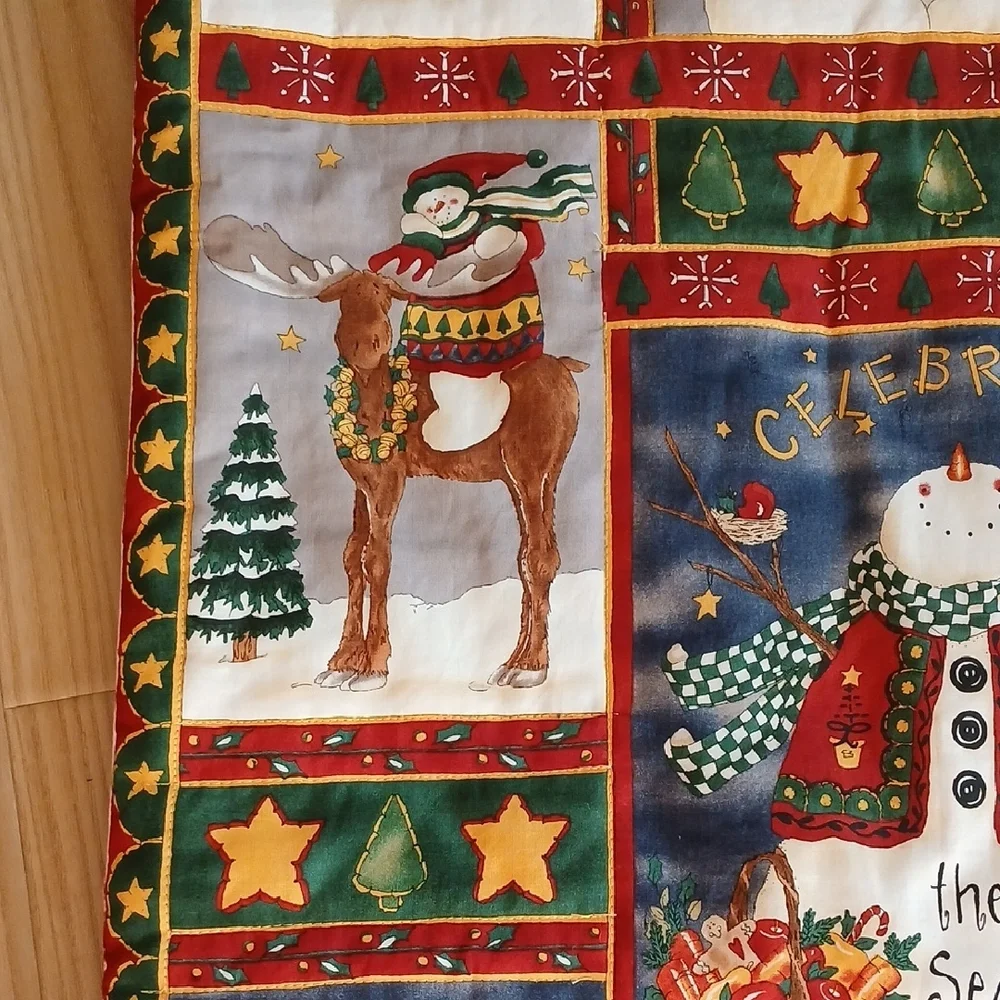 Handmade Snowman Christmas Wall Hanging 